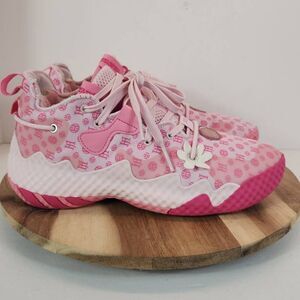 adidas Harden Vol. 6 Basketball Sneakers Shoes Mens Size 8 / Women's 9.5 Pink